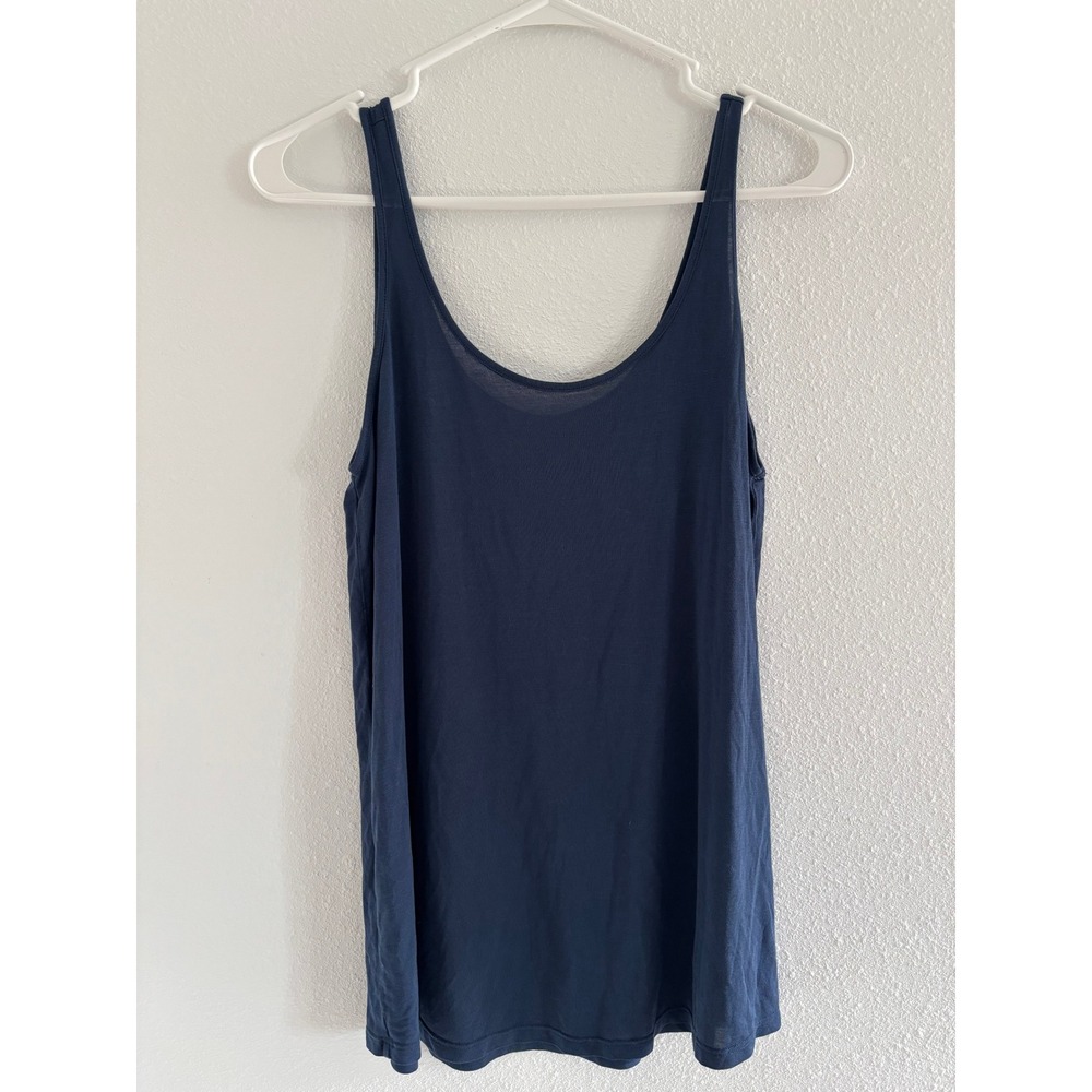 Tommy John Pajama Tank Top Womens Medium Blue Sleep Lounge Comfort‎ Stretch Soft